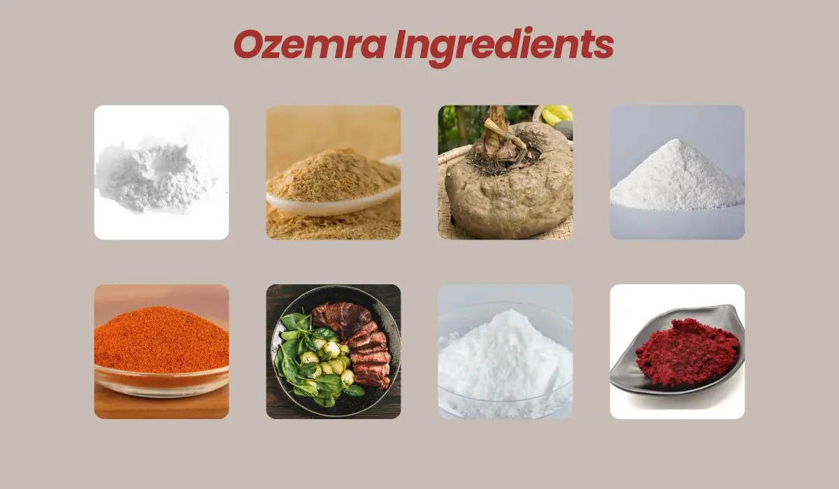 Ozemra Ingredients